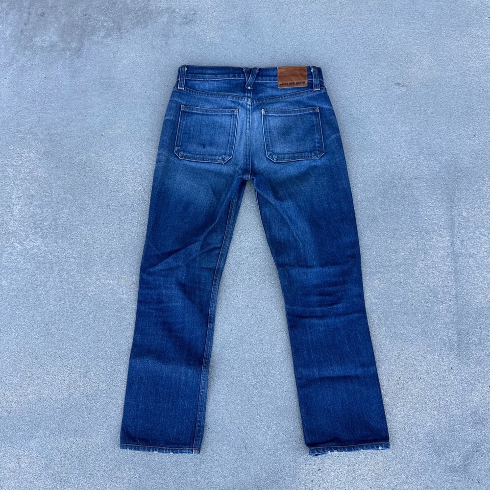 Point Sur Denim California Women High Rise Button Fly Patch Pocket Jeans 25 - Picture 10 of 12